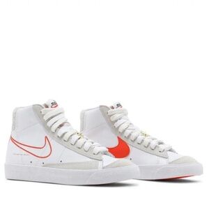 Nike White and Orange Blazers